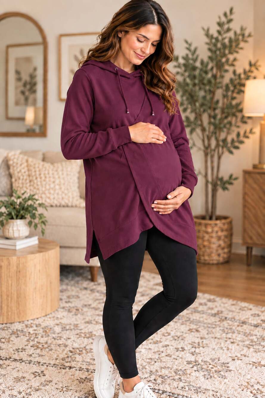 Old Navy Maternity Socomfy Size XXL Tunic Length Hoodie